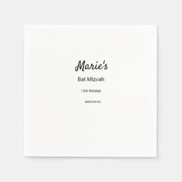 Eenvoudige minimale witte zwarte klassieker Edi Ba Servet