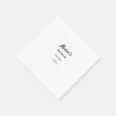 Eenvoudige minimale witte zwarte klassieker Edi Ba Servet (Hoek)