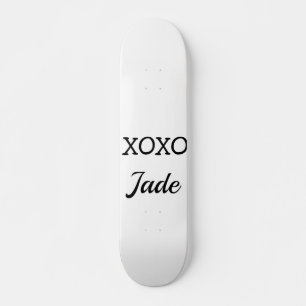 Eenvoudige minimale xoxo-liefde toevoegen jouw tek persoonlijk skateboard