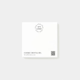 *~* Eenvoudige minimale zakelijke Logo AP8 QR Post-it® Notes