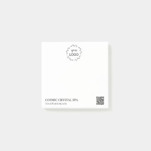 *~* Eenvoudige minimale zakelijke Logo AP8 QR Post-it® Notes