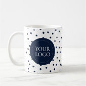 Eenvoudige minimale zakelijke Logo Koffiemok (Links)