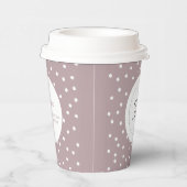 Eenvoudige minimale zakelijke Logo Papieren Bekers (Rechts)