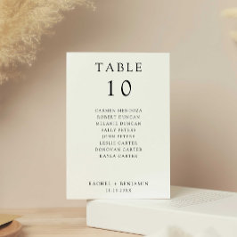 Eenvoudige minimale zwarte witte bruiloft