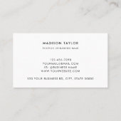 Eenvoudige minimalisatie van de QR-code van de Cus Visitekaartje (Achterkant)