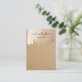 Eenvoudige minimaliserende Ketting-weergavekaart Visitekaartje (Staand voorkant)