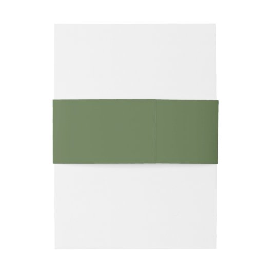 Eenvoudige minimalist|Donkere Wijze Bruiloft Uitnodigingen Wikkel (Achterkant Voorbeeld)