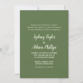 Eenvoudige minimalist|Donkere Wijze Foto Formele B Kaart (Voorkant)