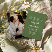 Eenvoudige minimalist|Donkere Wijze Foto Formele B Kaart