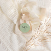 Eenvoudige minimalist|Wijze bruiloft Bedankt Bedankjes Labels