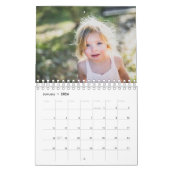 Eenvoudige, minimalistische aangepaste 2022 Blush  Kalender (Jan 2026)