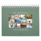 Eenvoudige, minimalistische, aangepaste 2022-pagin kalender (Hoes)