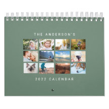 Eenvoudige, minimalistische, aangepaste 2022-pagin