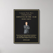 Eenvoudige minimalistische aangepaste Afbeelding z Canvas Afdruk (Voorkant)