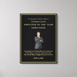 Eenvoudige minimalistische aangepaste Afbeelding z Canvas Afdruk