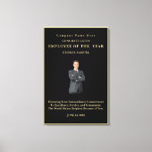 Eenvoudige minimalistische aangepaste Afbeelding z Canvas Afdruk (Voorkant)