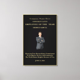 Eenvoudige minimalistische aangepaste Afbeelding z Canvas Afdruk