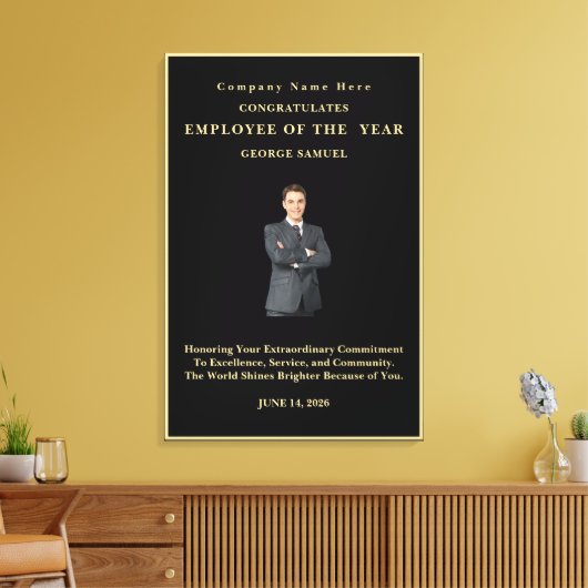 Eenvoudige minimalistische aangepaste Afbeelding z Canvas Afdruk (Insitu (Woonkamer))