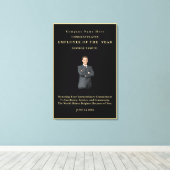 Eenvoudige minimalistische aangepaste Afbeelding z Canvas Afdruk (Insitu (Houten vloer))