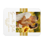 Eenvoudige, minimalistische aangepaste foto, nieuw magneet (Horizontaal)