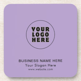 Eenvoudige minimalistische aangepaste Logo en teks Bier Onderzetter