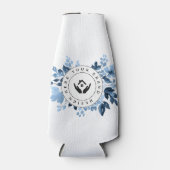 Eenvoudige minimalistische aangepaste Logo-fleskoe Flesjeskoeler (Voorkant)