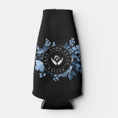 Eenvoudige minimalistische aangepaste Logo-fleskoe Flesjeskoeler (Voorkant)