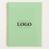 Eenvoudige minimalistische aangepaste Logo-planner Planner (Voorkant)