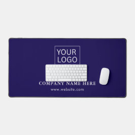 Eenvoudige Minimalistische Aangepaste Logo & Tekst Bureaumat