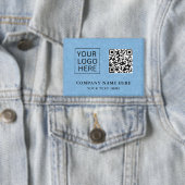 Eenvoudige Minimalistische Aangepaste Logo & Tekst Button (Insitu)
