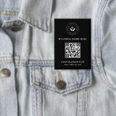 Eenvoudige Minimalistische Aangepaste Logo & Tekst Button (Insitu)