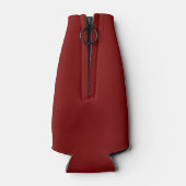 Eenvoudige Minimalistische Aangepaste Logo & Tekst Flesjeskoeler (Achterkant)