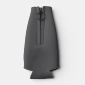 Eenvoudige Minimalistische Aangepaste Logo & Tekst Flesjeskoeler (Achterkant)