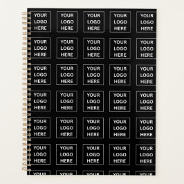 Eenvoudige Minimalistische Aangepaste Logo & Tekst Planner