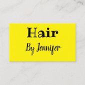 Eenvoudige minimalistische aangepaste logo witte h visitekaartje (Voorkant)