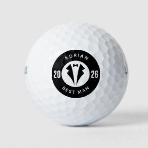 Eenvoudige Minimalistische Aangepaste Trouw Getuig Golfballen