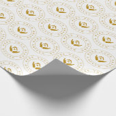 Eenvoudige minimalistische aangepaste zakelijke Lo Cadeaupapier (Hoek)