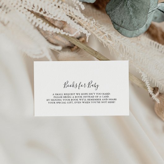 Eenvoudige minimalistische aanvraag voor een Baby  Informatiekaartje