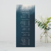 Eenvoudige minimalistische Abstracte foto blauwe p Menu (Staand voorkant)