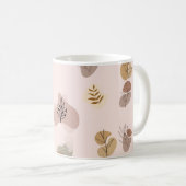 Eenvoudige minimalistische Abstracte kunst patroon Koffiemok (Voorkant rechts)