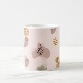 Eenvoudige minimalistische Abstracte kunst patroon Koffiemok (Center)