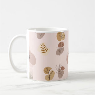 Eenvoudige minimalistische Abstracte kunst patroon Koffiemok
