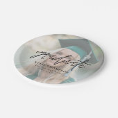 Eenvoudige Minimalistische Afstuderen van het Manu Papieren Bordje (Gekanteld)