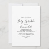 Eenvoudige minimalistische Baby sprinkhanen Kaart (Voorkant)