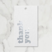 Eenvoudige minimalistische bedankt voor uw zakelij cadeaulabels (Voorkant)