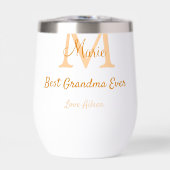 eenvoudige minimalistische beste oma ooit oranje m (Voorkant)