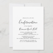 Eenvoudige minimalistische bevestiging kaart (Voorkant)