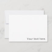 Eenvoudige minimalistische bewerkbare naam of ande bedankkaart (Voorkant)