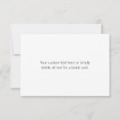 Eenvoudige minimalistische bewerkbare naam of ande bedankkaart (Achterkant)