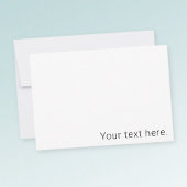 Eenvoudige minimalistische bewerkbare naam of ande bedankkaart